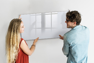 Magnetic board for wall Dark white color