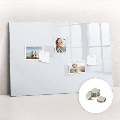 Magnetic board for wall Dark white color