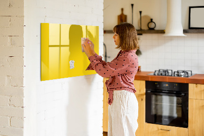 Magnetic board for wall Light yellow color