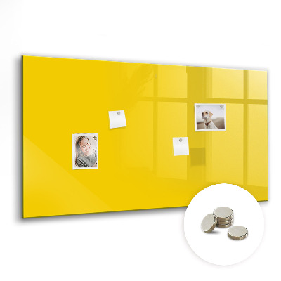 Magnetic board for wall Light yellow color