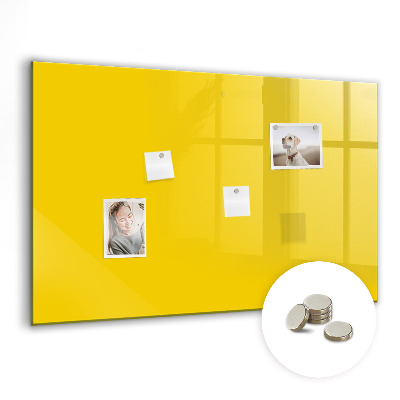 Magnetic board for wall Light yellow color