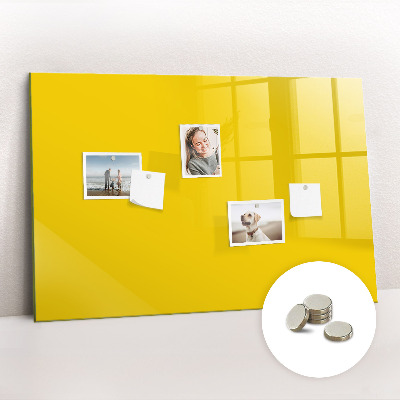 Magnetic board for wall Light yellow color