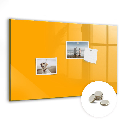 Magnetic board for wall Golden-yellow color