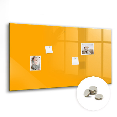 Magnetic board for wall Golden-yellow color