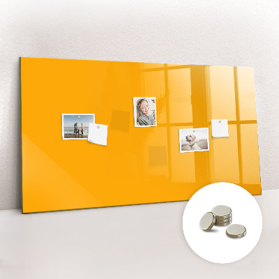 Magnetic board for wall Golden-yellow color