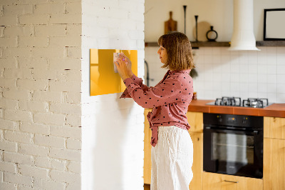 Magnetic board for wall Golden-yellow color