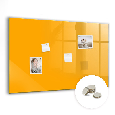 Magnetic board for wall Golden-yellow color