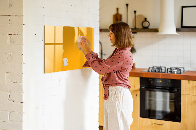 Magnetic board for wall Golden-yellow color