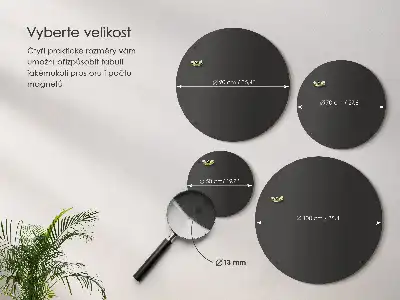 Round table in black