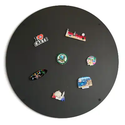Round table in black