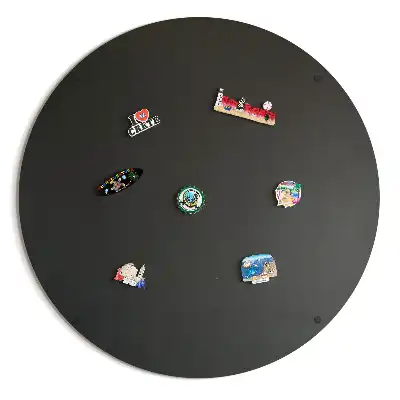Round table in black