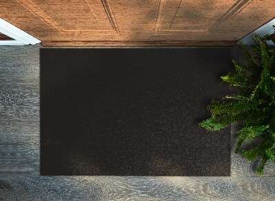 Door mat Deep black