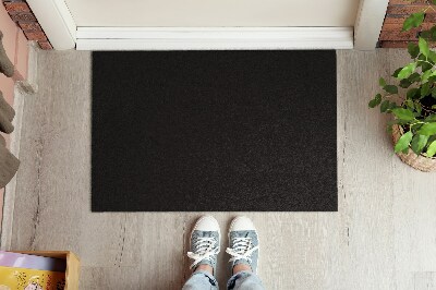 Door mat Deep black