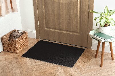 Door mat Deep black