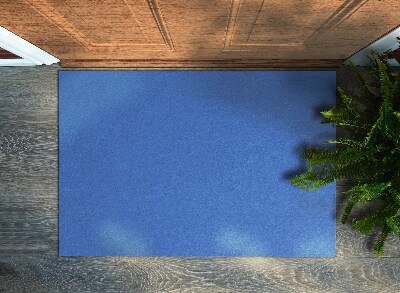 Door mat Blue