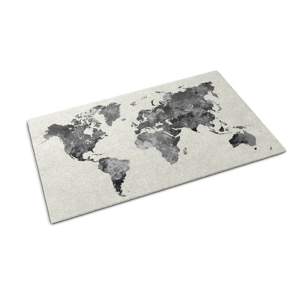 Door mat World map