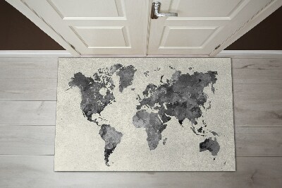 Door mat World map