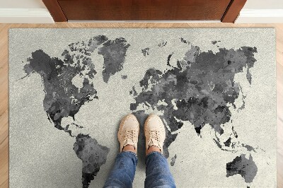 Door mat World map