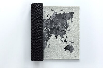 Door mat World map