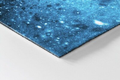 Door mat indoor Blue abstraction