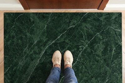 Door mat indoor Green marble