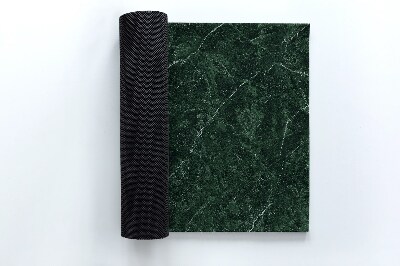 Door mat indoor Green marble