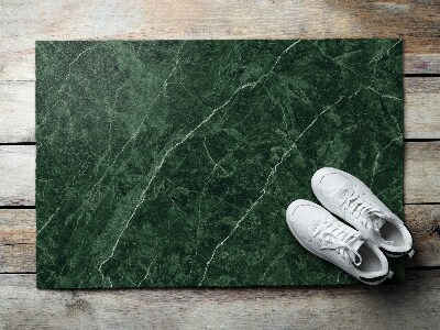 Door mat indoor Green marble