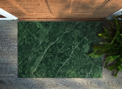 Door mat indoor Green marble