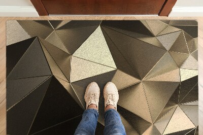 Door mat indoor Gold pattern