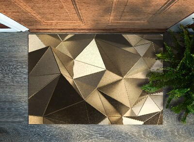 Door mat indoor Gold pattern