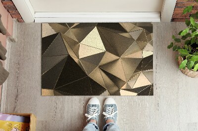 Door mat indoor Gold pattern