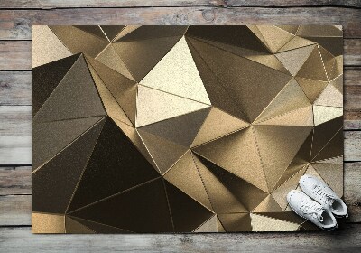 Door mat indoor Gold pattern