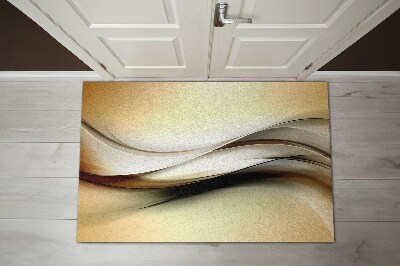 Washable door mat Golden abstraction