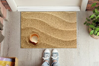 Door mat indoor Sandy beach