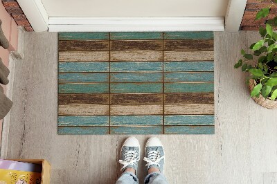Door mat indoor Wood pattern