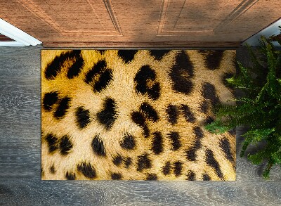 Door mat indoor Leopard