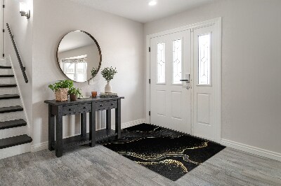 Doormat Black marble