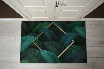 Doormat Tropical leaves