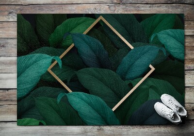 Doormat Tropical leaves