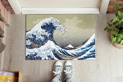 Doormat Kanagawa great wave
