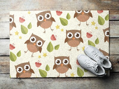 Door mat Owls