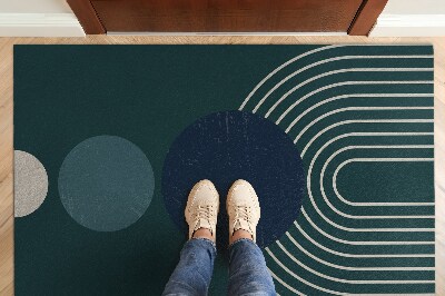 Washable door mat Geometric pattern