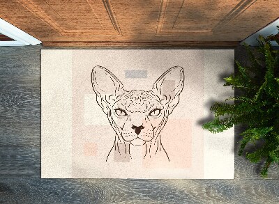 Door mat Sphinx cat
