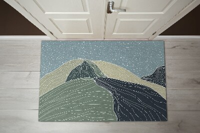 Door mat Geometric landscape