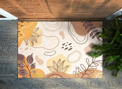 Door mat Floral abstractions