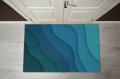 Door mat Blue gradient