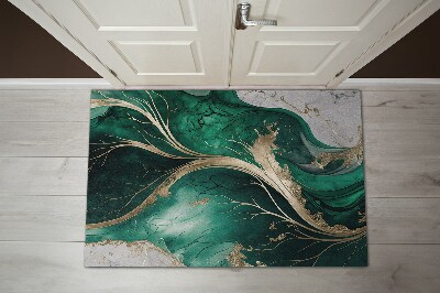Doormat Green marble