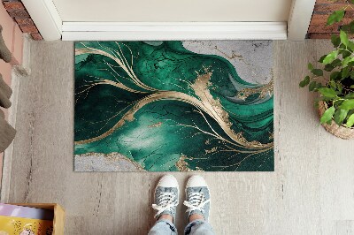 Doormat Green marble