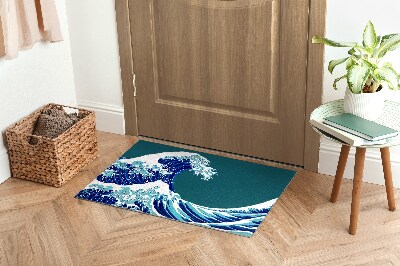Doormat Ocean wave sea