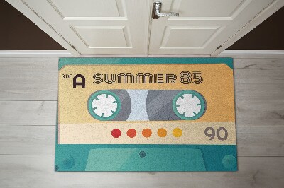 Doormat Retro cassette summertime 85